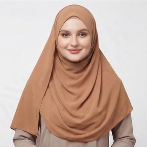 Diseños de Tela Personalizados, Nuevo Logotipo Personalizado, Hijab Árabe Largo, Transpirable, para Mujeres Musulmanas, Islámicas, Suave, Premium, Moderno y Elegante - Product Image 2