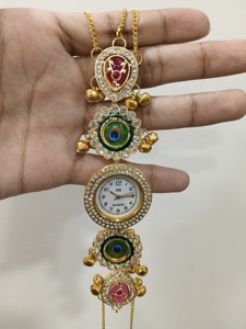 Premium Quality Kashmiri Ghungroo <b>Watch</b> Lightweight Perfect For Weddings, Festive Occasions, Party Wear <b>Suits</b> All Outfits - Product Image 2