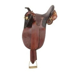 Ensemble de selle d'endurance australienne avec options personnalisées en cuir et quincaillerie en laiton - Product Image 1
