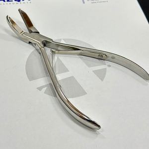 Pince à retirer les extensions de cheveux réutilisable en acier inoxydable, extracteur de micro-perles en kératine, outil de salon - Product Image 1