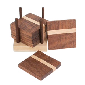 Latest Design Natural Pattern Wooden <b>Coasters</b> Top Selling <b>Wood</b> & Stone Table Accessories Wholesale Price Kitchenware <b>Coasters</b> - Product Image 5