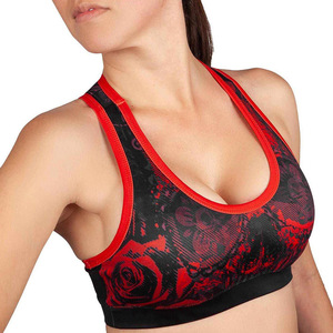 Soutien-gorge de sport sublimé pour femme, entièrement soutien-gorgeant, tendance, 100 % polyester, tissu coton, personnalisez votre propre logo de marque - Product Image 5