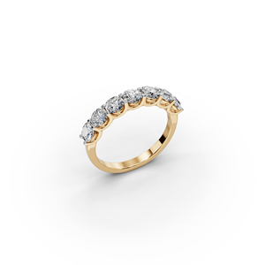Anillo de Diamantes de Laboratorio de Lujo con Siete Piedras de 1.50 Ct - Product Image 1