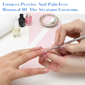 Herramienta Profesional para Cutículas en Forma de V, 2 en 1, de Acero Inoxidable, Recortador de Piel Muerta, Herramienta para el Cuidado de las Uñas y Manicura - Product Image 5