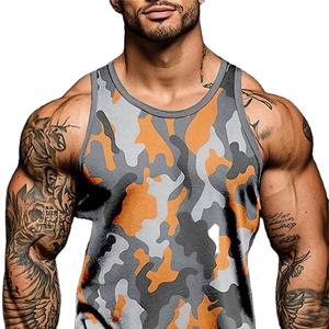 Camiseta sin mangas con estampado 3D de rayas Retro para hombre, chaleco deportivo informal sin mangas a la moda de verano, ropa holgada transpirable de secado rápido, camisetas - Product Image 1