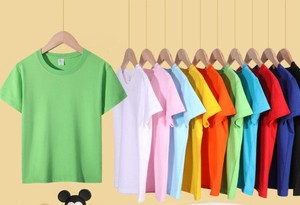 T-shirt personnalisé pour enfants, coton 160 g/m², col rond, manches courtes, imprimé avec logo personnalisé pour hommes, femmes et enfants - Product Image 5