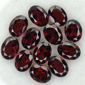 Pierre précieuse grenat naturel en vrac, taille facetée, grenat de haute qualité pour la fabrication de bijoux, vente en gros - Product Image 1