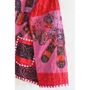 Chaqueta de Algodón Khambadiya Hecha a Mano, Bordada, Transpirable, Ecológica, con Estampado Floral, Estilo Boho Vintage para Mujer, Otoño/Invierno - Product Image 3