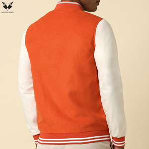 Fashion Wear Full Zipper Customized Logo Print Breathable Highest Quality Premium Product Men Wear Varsity Jackets - Product Image 3
