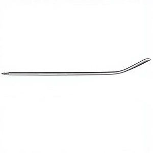 Aguja Redon de 19.5 cm (7-3/4 pulgadas) 18 Charr, con punta de cuchillo ligeramente curvada y extremo roscado, instrumento quirúrgico para procedimientos médicos - Product Image 4