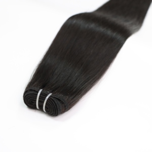 Extensiones de Cabello Humano Remy de Lujo Premium Vietnamita, Súper Doble Trama, Sedoso, Tejido a Máquina, Negro Natural, Sin Químicos - Product Image 3
