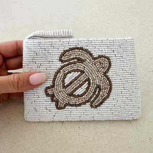 Best quality Beaded Coin Pouch Embroidered Seed Beads Promotional Coin Purse Fashion Pattern Design Handmade Zipper Closure - Product Image 1