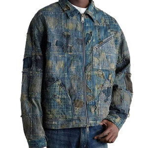 Solid Traders Handmade Vintage <b>Denim</b> <b>Jacket</b> Men Mud Washed Street Wear Fashion Custom Breathable Eco Friendly <b>Denim</b> <b>Jacket</b> - Product Image 6