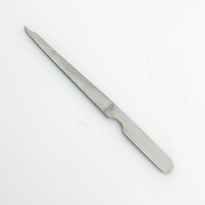 Lime à pédicure professionnelle double face en acier inoxydable, style classique, réutilisable, 7 pouces - Product Image 2