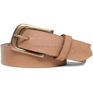 Super Quality Natural <b>Harness</b> <b>Leather</b> Full Grain Men's Fashion Casual Belt with Heavy Duty changeable Brass Buckle - Product Image 4