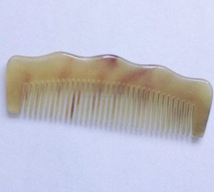 Peine de cuerno de búfalo pulido, hecho a mano, ecológico, el más vendido, de calidad premium, rústico, religioso, cepillo para el cabello antiestático de bolsillo - Product Image 2