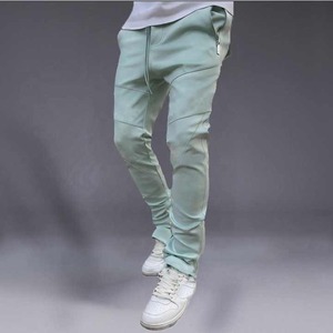 Pantalon évasé pour homme, taille haute, jambe large, style décontracté streetwear, pantalon d'été, fournisseur OEM en gros, fabricant - Product Image 3