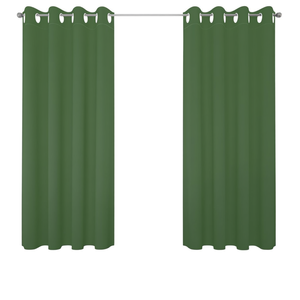 Modern 4x7 Feet Blackout Polyester Window <b>Curtain</b> Panel with <b>Pleated</b> Design <b>Hook</b> Processing for Home Hotel Office Hospital Use - Product Image 2