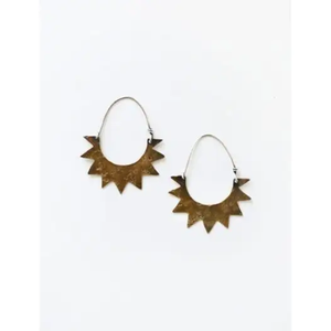 New design top seller ecofriendly led free brass handmade <b>earring</b> jewelry here - Product Image 1