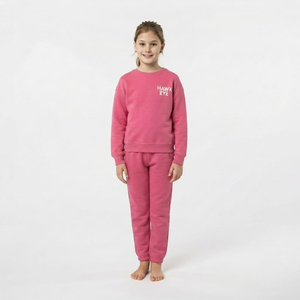 Conjunto Deportivo para Niños, Sudadera de Algodón, Pantalones Deportivos de Color Moderno, Ropa Casual, Fabricante de Ropa OEM ODM, Logotipo Frontal Personalizado - Product Image 5