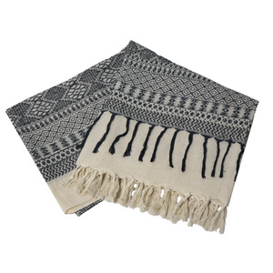 Serviette turque 100% coton, serviette jacquard Fouta avec votre logo et design personnalisés au prix le plus bas, fabricant en Inde. - Product Image 4