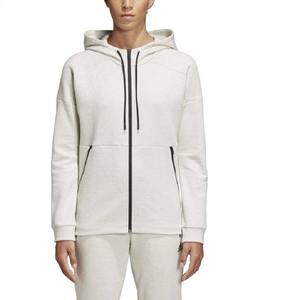 Sudadera con Capucha Personalizada OEM para Mujer, Chaqueta con Capucha de Forro Polar de Color Sólido, Sudadera Deportiva Informal al por Mayor - Product Image 3