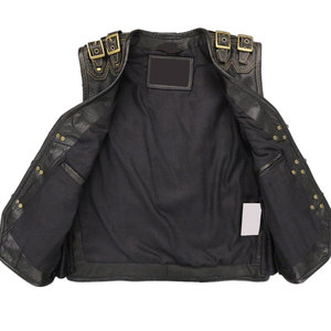Gilet en cuir pour homme, prix raisonnable, 100% cuir, matériau durable, meilleure qualité, vente chaude, respirant - Product Image 6