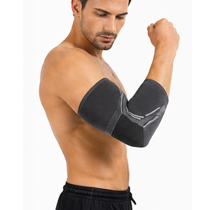 Manchons de soutien pour les coudes pour hommes, avec rembourrage protecteur, pour l'entraînement sportif, la remise en forme, la gym et les exercices, protège-coudes durables - Product Image 1