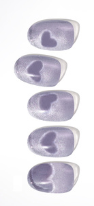 Pegatinas magnéticas para uñas de origen coreano, pegatinas de gel semipolimerizado magnetizadas, impermeables, estilo coreano, tiras de gel suave de larga duración - Product Image 2