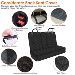 Funda Protectora Impermeable y Resistente a Arañazos para Asiento Trasero de Coche para Perros, Tapete para Mascotas, Universal para SUV, Camioneta y Coche - Product Image 4