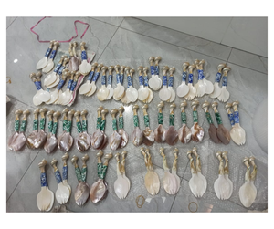 Cuchara de Concha Marina de Grado Exportación con Mango de Porcelana Directamente de Fábrica en Vietnam - Cuchara de Vajilla Personalizada para Hostelería - Product Image 2