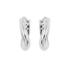 Elegant 925 <b>Silver</b> Bohemian Hoop <b>Earrings</b> For Women Stylish Jewelry For Anniversary Wedding Party Everyday Wear And Gifting - Product Image 3