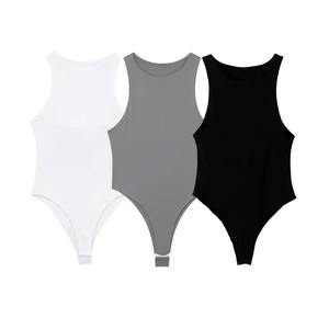 Trajes de Baño de una Pieza para Mujer, Color Sólido, sin Mangas, Diseño Único, Cómodos y Ligeros, Modelo 2026 - Product Image 4