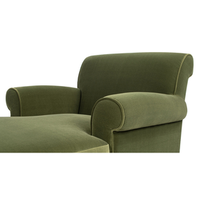 Sillón Clásico Alina Hecho de Madera de Caoba de Alta Calidad con Tapicería para Sala de Estar. - Product Image 4