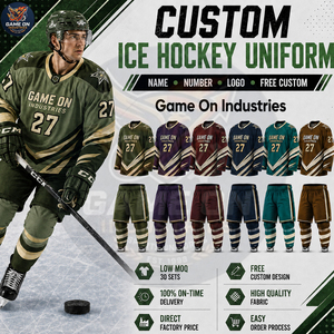 Top Sale High-Performance Digital Printing Custom Digital Printing Personalized Name & Number Team Wear Ice Hockey Uniform - Product Image 3