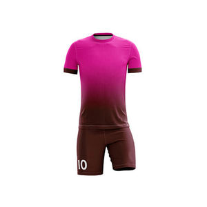 Kit de football de sublimation haut de gamme bleu et blanc – Ensemble maillot et short de football anti-humidité – Tenue d'équipe personnalisée – Fabrication en usine - Product Image 3