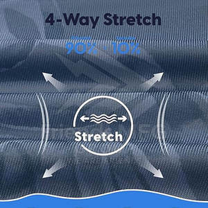 Short de bain homme personnalisé avec logo, taille mi-haute, anti-plis, imprimé, écologique, séchage rapide, confortable, en polyester/coton - Product Image 5