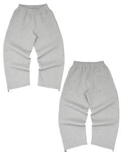 Pantalon de jogging pour homme style streetwear, mode sport, taille haute, molleton épais et chaud, coupe ample - Product Image 4