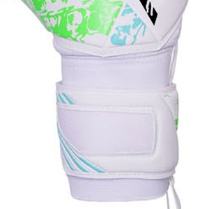 ถุงมือผู้รักษาประตูฟุตบอลมืออาชีพรุ่นใหม่ คุณภาพสูง ผลิตจากยางลาเท็กซ์ ระบายอากาศได้ดี ปรับขนาดได้ กันลื่น พร้อมสกรีนโลโก้ตามสั่ง โดย Ako - Product Image 4