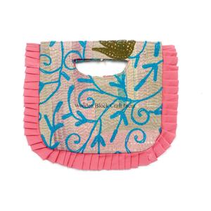 Sac à bandoulière et pochette Kantha pour femme, style bohème indien, fait main, léger, grand format, pour voyage et usage quotidien - Product Image 6