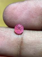 Spinelle rose naturelle de Mahenge, taille brillant rond, pierre précieuse en vrac pour la fabrication de bagues, colliers et bijoux