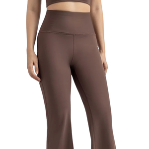 Women's Activewear Set Crop T Shirt <b>Flared</b> <b>Leggings</b> Yoga Fitness <b>Gym</b> Sportswear Workout Outfit Stretch Clothing Wholesale - Product Image 3