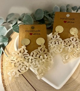Simple Elegance <b>Resin</b> Earrings Minimalist <b>Resin</b> Earrings <b>Clear</b> Style <b>Resin</b> Earrings Wholesale Factory Price Item Use <b>Resin</b> - Product Image 5