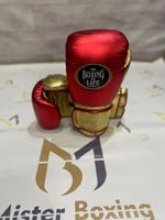 Nouveauté, gants de boxe professionnels sur mesure rouge or, sans boxe il n'y a pas de vie, pour le combat, le sparring et l'entraînement