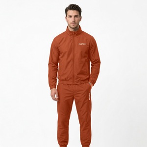 Men Windbreaker Set Digital Sublimation Print Polyester Sportswear Jacket Pants Custom Apparel Supplier - Product Image 5