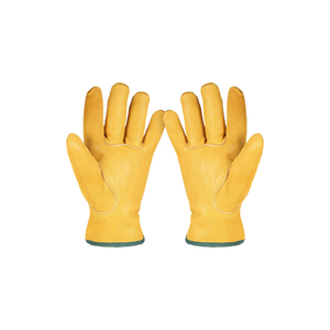 High Quality Leather gloves driver gloves Sheepskin Leather Bicycle Riding Five-<b>Finger</b> Gloves Adjustable Wrist <b>Strap</b> - Product Image 6