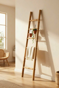 Eco-friendly Bamboo <b>Ladder</b> Rectangle Classic Home Decor High Quality Wholesale Price Best Supplier From Vietnam - Product Image 6