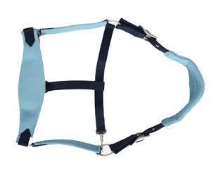 Cabestro Acolchado de Nailon para Caballo con Hebillas Ajustables y Cojín Azul Suave para Uso Ecuestre - Product Image 4