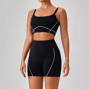Conjunto de 2 Piezas para Mujer, Camiseta de Manga Corta y Pantalones Cortos por Encima de la Rodilla, de Lona Sólida, Transpirable y Ecológica, 100% Algodón, Casual, Primavera/Verano - Product Image 6