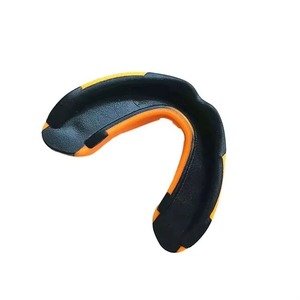 Protège-dents en silicone double couche 2026 noir et orange, moulable, pour la boxe, léger, pour adultes - Product Image 3